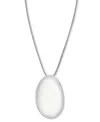 Inc International Concepts Silver-tone Sculptural Disc Long Pendant Necklace, 33" + 3" Extender, Exclusively At Macy's In Silver