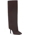 Inc International Concepts Skylar Fold Over Cuffed Knee High Boots, Created For Macy's In Brown