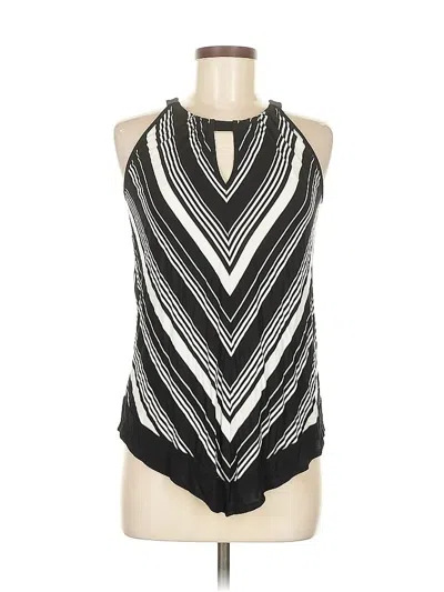 Pre-owned Inc International Concepts Sleeveless Blouse In Black