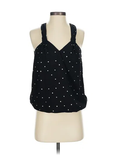 Pre-owned Inc International Concepts Sleeveless Blouse In Black
