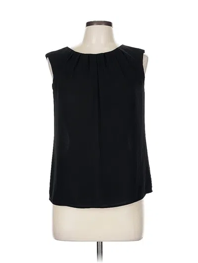 Pre-owned Inc International Concepts Sleeveless Blouse In Black