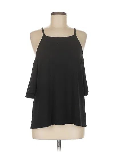 Pre-owned Inc International Concepts Sleeveless Blouse In Black