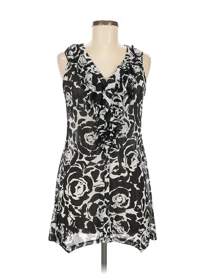 Pre-owned Inc International Concepts Sleeveless Blouse In Black