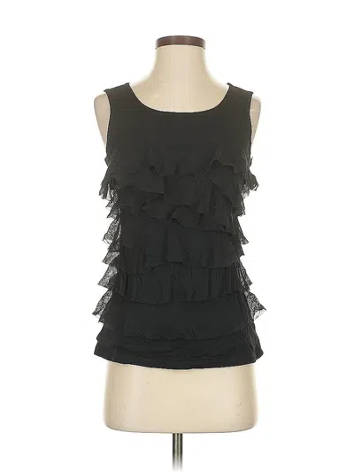 Pre-owned Inc International Concepts Sleeveless Blouse In Black