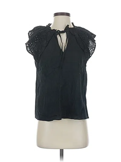 Pre-owned Inc International Concepts Sleeveless Blouse In Black
