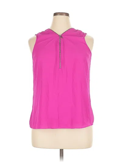 Pre-owned Inc International Concepts Sleeveless Blouse In Pink