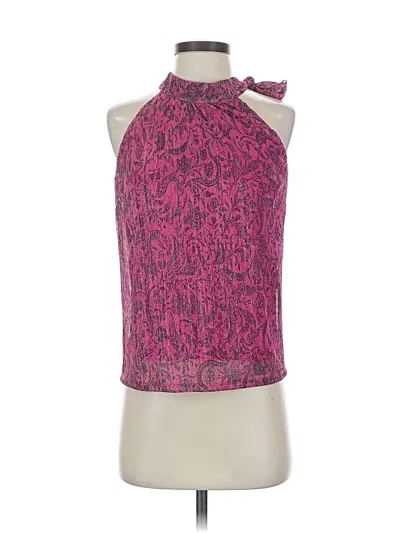 Pre-owned Inc International Concepts Sleeveless Blouse In Pink