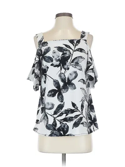 Pre-owned Inc International Concepts Sleeveless Blouse In Silver