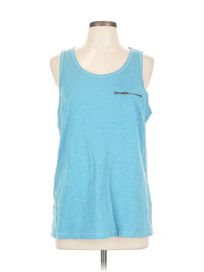 Pre-owned Inc International Concepts Sleeveless T-shirt In Blue
