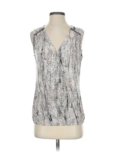 Pre-owned Inc International Concepts Sleeveless T-shirt In Silver