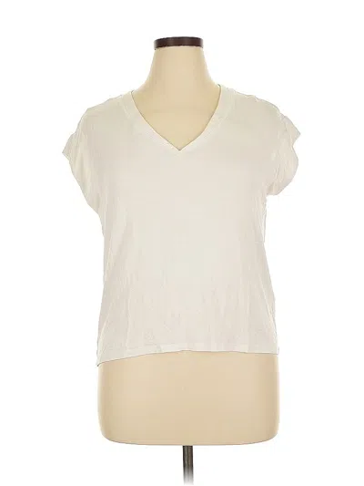 Pre-owned Inc International Concepts Sleeveless T-shirt In White