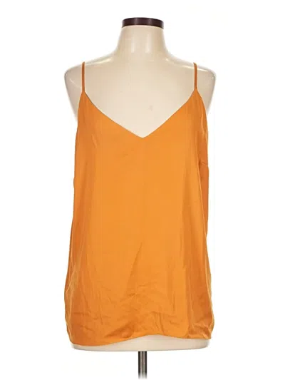 Inc International Concepts Sleeveless Top Orange Halter Neckline Tops