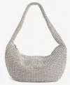 Inc International Concepts Small Diamond Mesh Hobo, Exclusively At Macy's In Silver