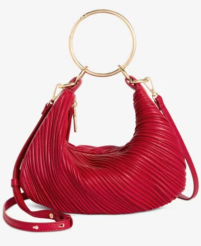 Inc International Concepts Small Donniee Bangle Crossbody Bag, Macy's Exclusive In Red