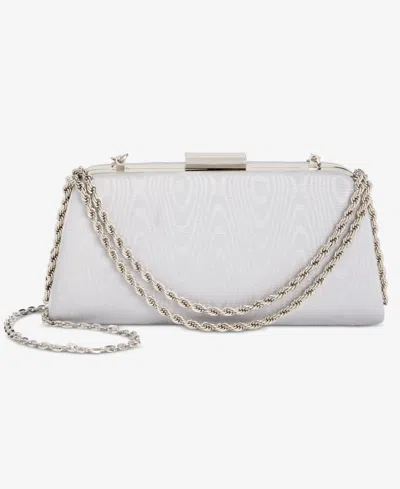 Inc International Concepts Small Twist Chain Clutch, Macy's Exclusive In Silver