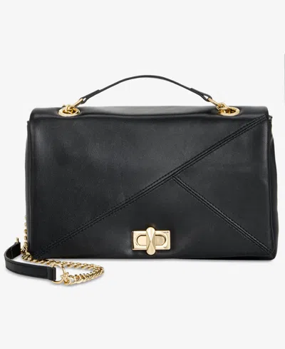 Inc International Concepts Soft Ajae Quilted Shoulder Bag, Exclusively At Macy's In Black