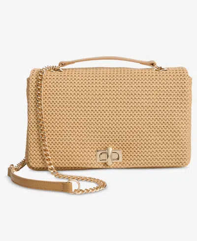 Inc International Concepts Soft Ajae Quilted Shoulder Bag, Exclusively At Macy's In Brown