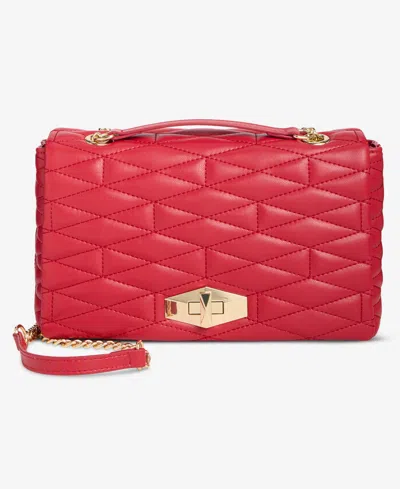 Inc International Concepts Soft Ajae Quilted Shoulder Bag, Exclusively At Macy's In Red