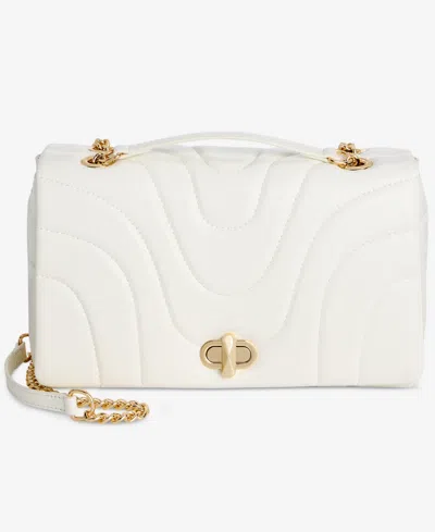 Inc International Concepts Soft Ajae Wave Quilt Crossbody Handbag, Macy's Exclusive In White