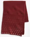 Inc International Concepts Solid Studded Muffler Scarf, Macy's Exclusive In Burgundy