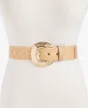Inc International Concepts Stretch Straw Belt, Exclusively At Macy's In Natural