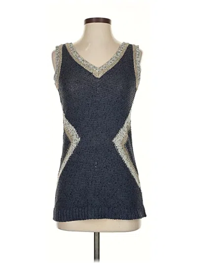 Pre-owned Inc International Concepts Sweater Vest In Blue