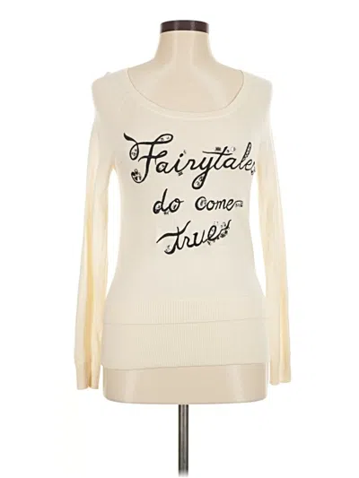 Pre-owned Inc International Concepts Sweater Vest In White