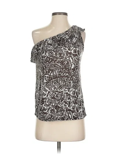 Pre-owned Inc International Concepts Tank Top Brown One Shoulder Neckline Tops