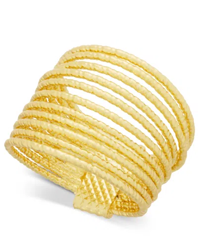 Inc International Concepts Textured Multi-row Ring, Macy's Exclusive In Gold