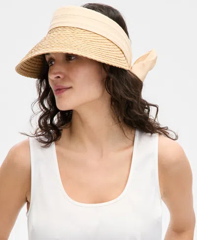 Inc International Concepts Tie-back Visor, Exclusively At Macy's In Tan