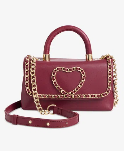 Inc International Concepts Tollann Quilted Mini Crossbody, Exclusively At Macy's In Burgundy