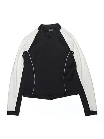 Pre-owned Inc International Concepts Kids' Track Jacket In Black