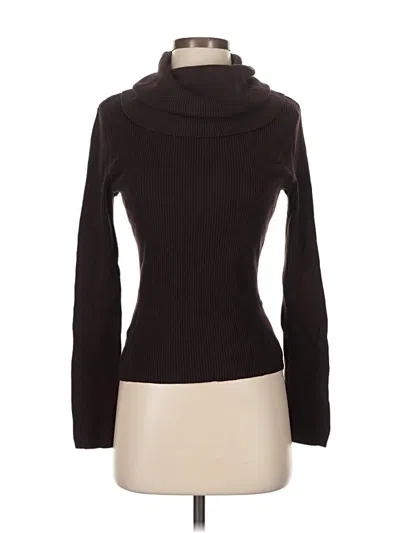 Pre-owned Inc International Concepts Turtleneck Sweater In Black