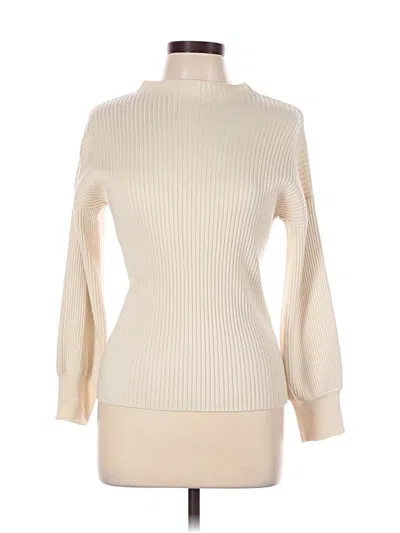 Pre-owned Inc International Concepts Turtleneck Sweater In Ivory