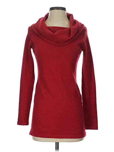 Pre-owned Inc International Concepts Turtleneck Sweater In Red