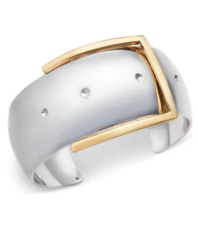 Inc International Concepts Two-tone Buckle Cuff Bracelet, Exclusively At Macy's In Two Tone