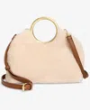 Inc International Concepts Tysha Bangle Faux Fur Handbag, Macy's Exclusive In Neutral