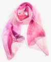 Inc International Concepts Watercolor Floral Square Scarf, Exclusively At Macy's In Pink