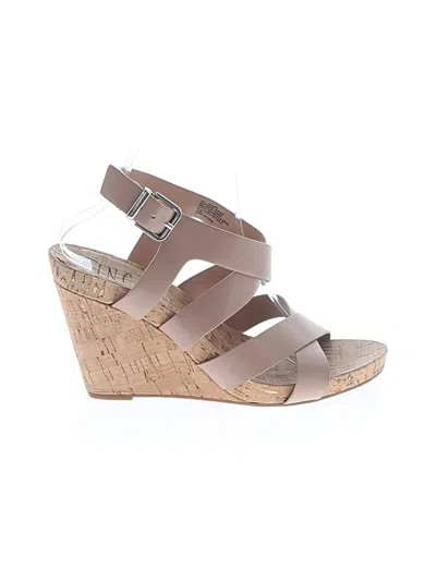 Pre-owned Inc International Concepts Wedges In Pink