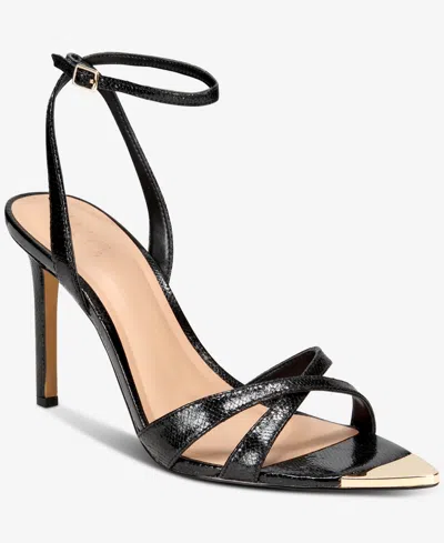 Inc International Concepts Women's Aelizia Dress Sandals, Exclusively At Macy's In Black Smooth