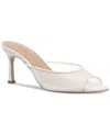 Inc International Concepts Women's Alissa Slide Dress Sandals, Exclusively At Macy's In White Mesh