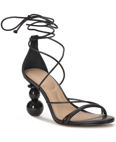 Inc International Concepts Women's Anders Round Toe Sandals, Macy's Exclusive In Black