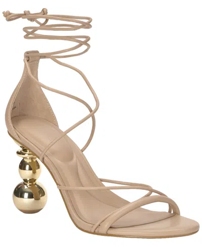 Inc International Concepts Women's Anders Round Toe Sandals, Macy's Exclusive In Neutral