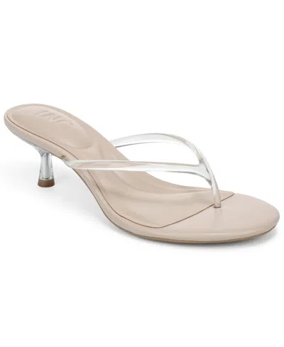 Inc International Concepts Women's Anniiee Slip-on Dress Sandals, Macy's Exclusive In Neutral