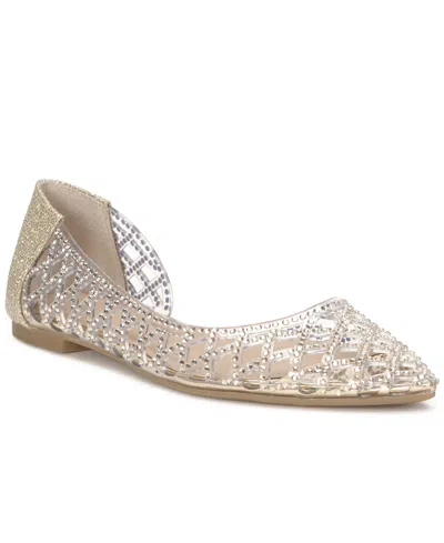 Inc International Concepts Women's Arantza Pointed-toe D'orsay Flats, Macy's Exclusive In White
