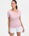 Inc International Concepts Women's Asymmetric-neck Top, Exclusively At Macy's