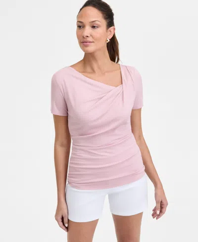 Inc International Concepts Women's Asymmetric-neck Top, Exclusively At Macy's
