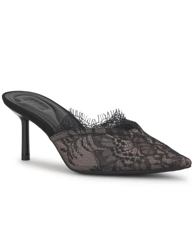 Inc International Concepts Women's Belena High Heel Mules, Macy's Exclusive In Black