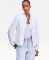 Inc International Concepts Women's Bomber Jacket, Macy's Exclusive In White