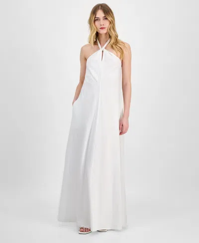 Inc International Concepts Women's Braided-neck Maxi Dress, Exclusively At Macy's